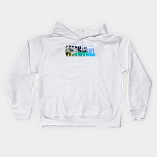 COROMANDEL - New Zealand Coastal Cove Stunning Day Kids Hoodie